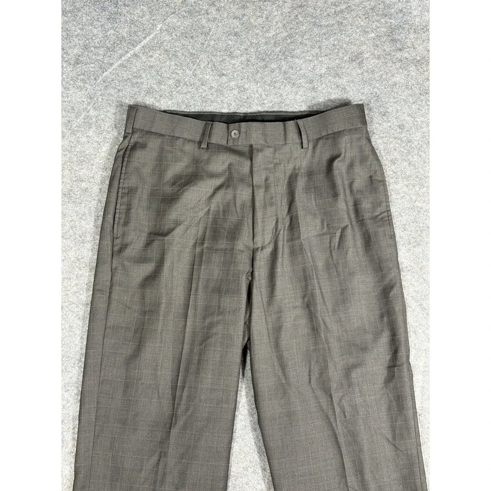 Van Heusen Men's Dress‎ Pants Mid Rise Straight Black Size 34 x 29